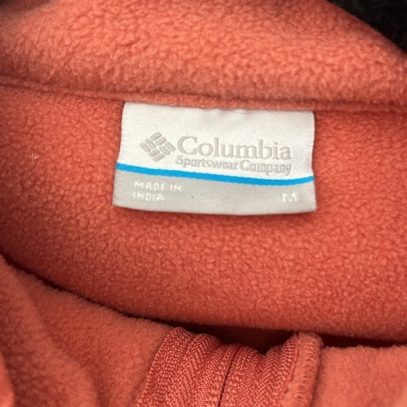 Columbia full zip fleece sweatshirt jacket woman’s medium - Picture 5 of 5